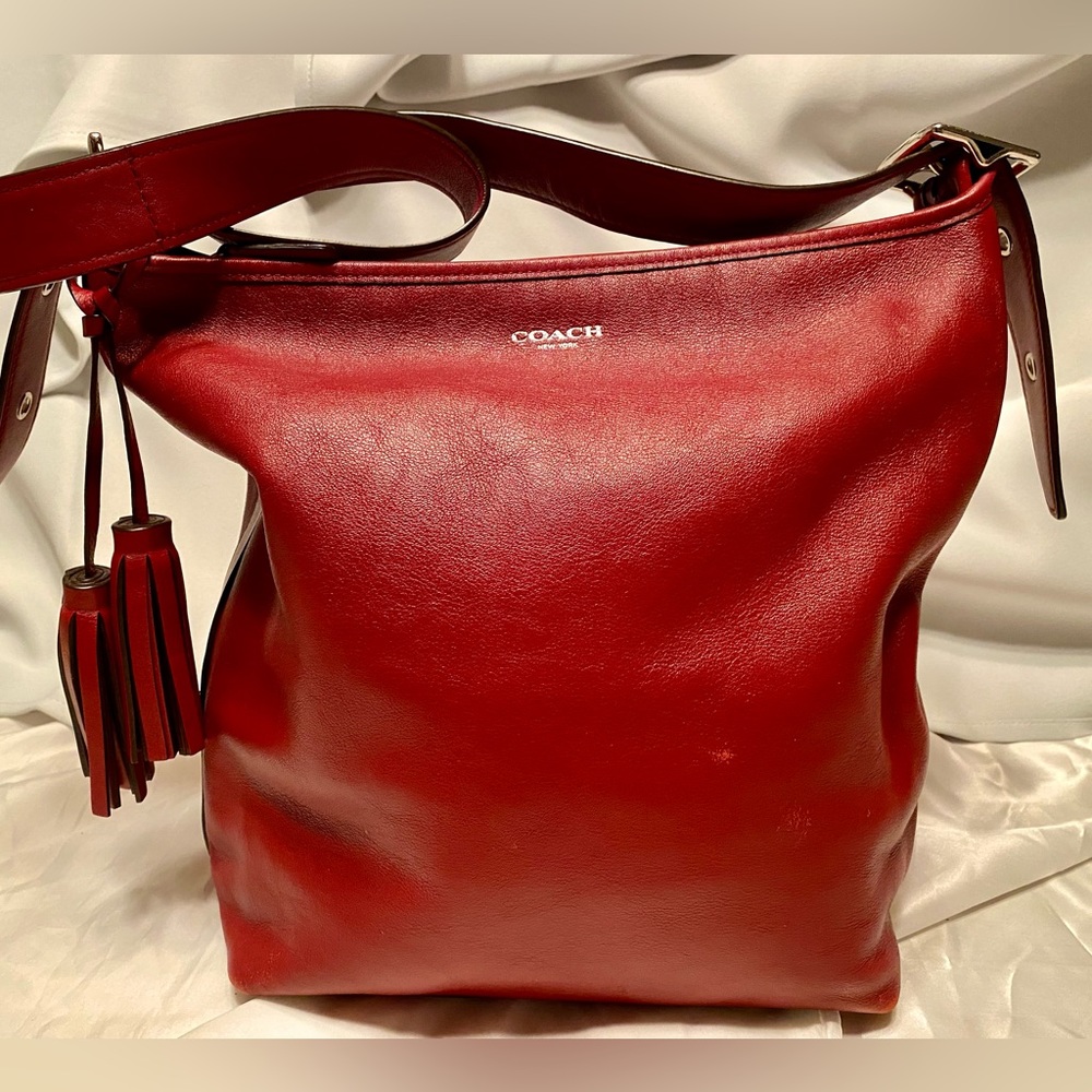 Red Coach Purse. Early 2000s. Used.